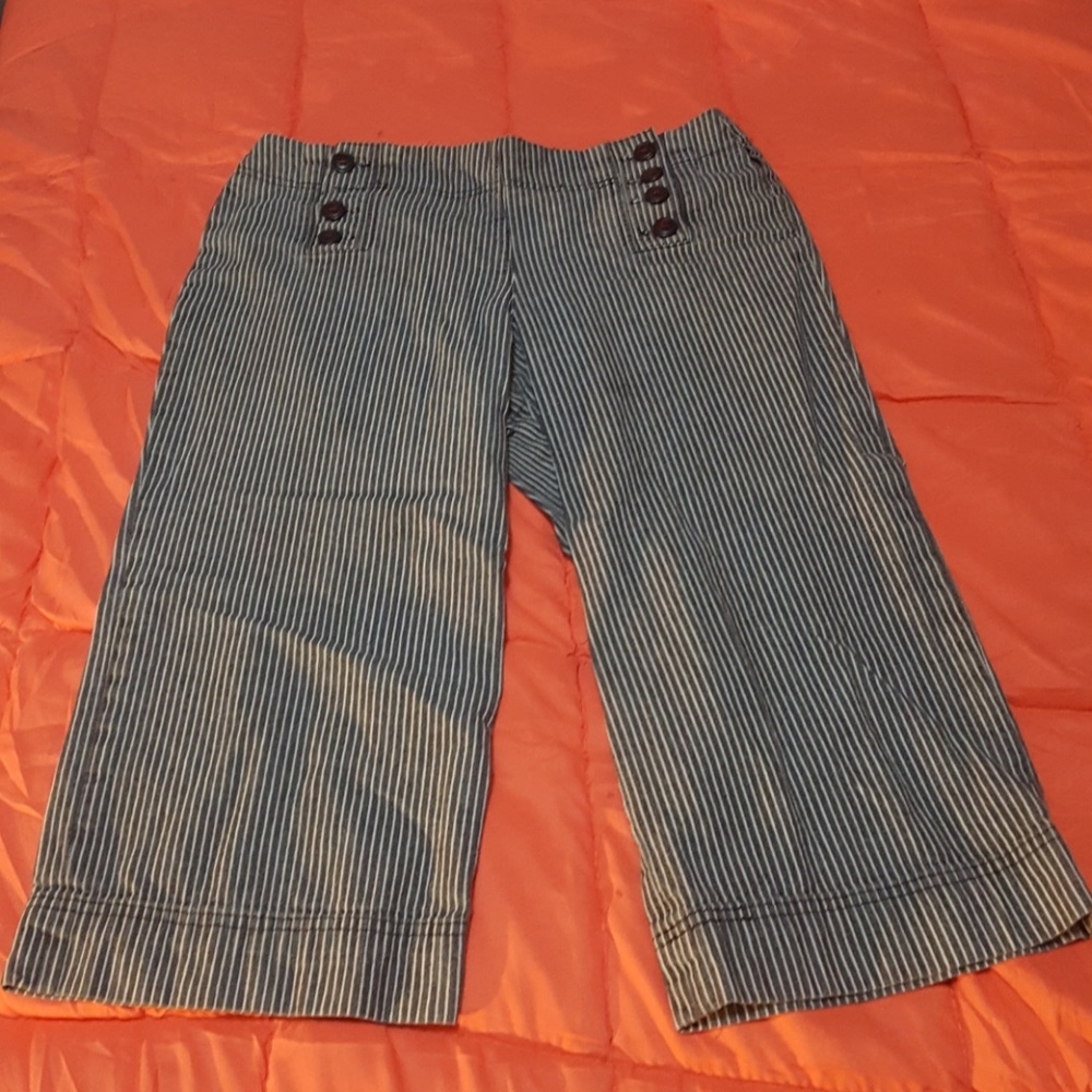 Pinstripe shorts